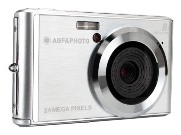 AgfaPhoto Compact DC5500, 24 MP, 5616 x 3744 piksler, CMOS, HD, Sølv