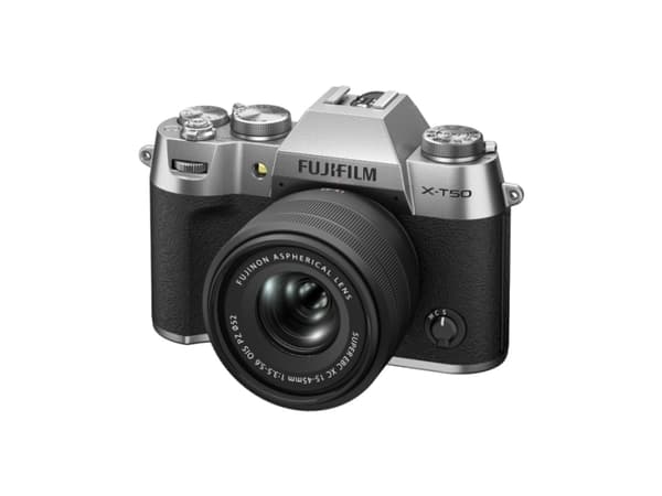 Lustrzanka Fujifilm järjestelmäkamera FUJIFILM X-T50/XC15-45mmF3.5-5.6 OIS PZ Silver (Hopea) (Hopea) Hopea