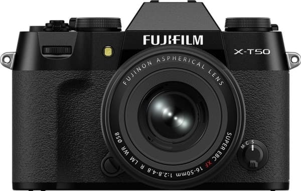 FUJIFILM X-T50 systemkamera + 16-50 mm objektiv, sort