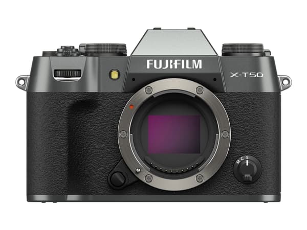 Fujifilm X-T50 Charcoal Silver (Tummanhopea) järjestelmäkamera Puuhiili