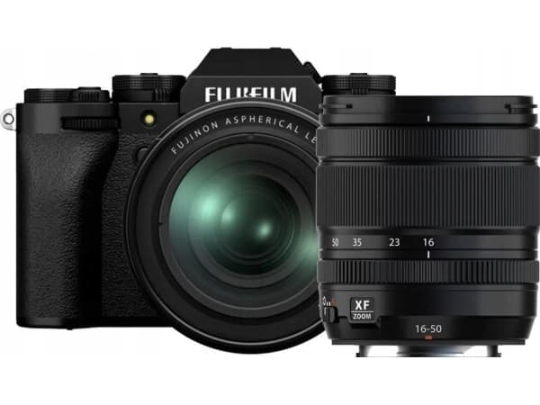 FUJIFILM X-T5/XF16-50mmF2,8-4,8 R LM WR Svart (Svart) Systemkamera Svart