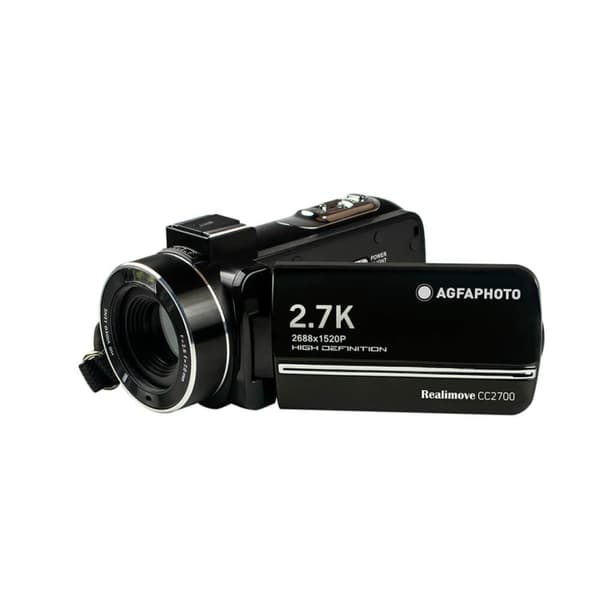 Agfa Videokamera Realimove CC2700 Leveres med 2 Batterier Sort