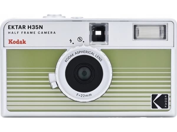 Kodak Ektar H35n Digitaalinen Kodak Ektar H35n Analoginen kamera 35mm filmille Puolikehys 2 valokuvakehys / Vihreä - Harmaa - Harmaa