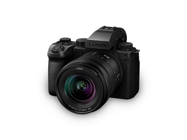 Panasonic Lumix S5IIX + S 20-60MM F3.5-5.6 + 50mm F1.8, 24,2 MP, 12000 x 8000 piksler, CMOS, 6K Ultra HD, Berøringsskjerm, Sort