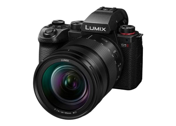 Panasonic Lumix S5II + 24-105mm F4, 24.2 MP, 12000 x 8000 pixels, CMOS, 6K Ultra HD, Touchscreen, Black