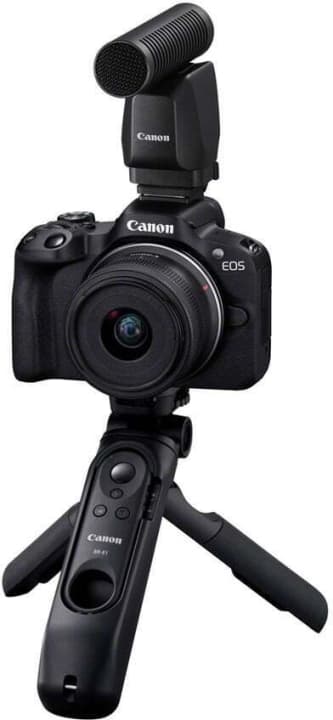 Canon EOS R50 systemkamera + 18-45 mm objektiv Vlogger Kit Sort