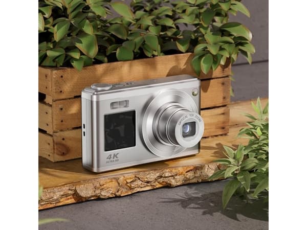 AgfaPhoto Realishot DC9200, 24 MP, CMOS, 10x, 4K Ultra HD, 123 g, Silver