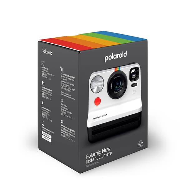 Polaroid Camera Now Gen. 2 Musta Valko