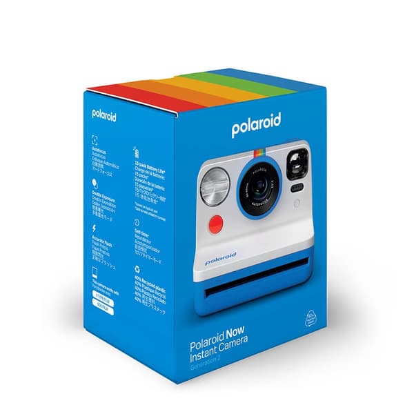 Polaroid Kamera Now Gen. 2 Blå & Vit