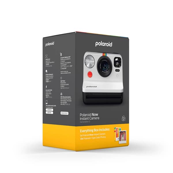 Polaroid Kamera Now Gen. 2 Everything Box Sort & Hvid