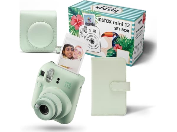 Fujifilm digitaalikamera Fujifilm Instax Mini 12 Set Box 86 x 54 mm Vihreä