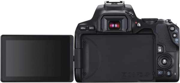 Canon EOS 250D systemkamera, svart + 18-55 IS STM + 50 mm 1,8 STM