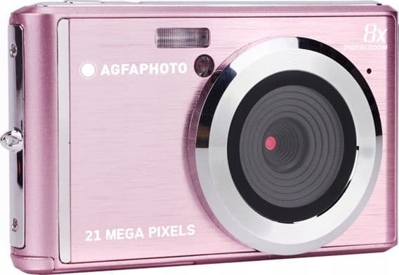 AgfaPhoto Compact DC5200, 21 MP, 5616 x 3744 piksler, CMOS, HD, Rosa Rosa