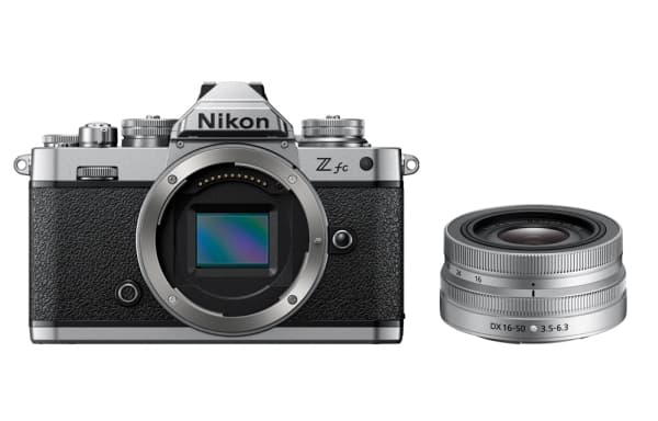 Nikon Z fc Vlogger Kit, 20,9 MP, 5568 x 3712 pixlar, CMOS, 4K Ultra HD, Pekskärm, Svart, Silver