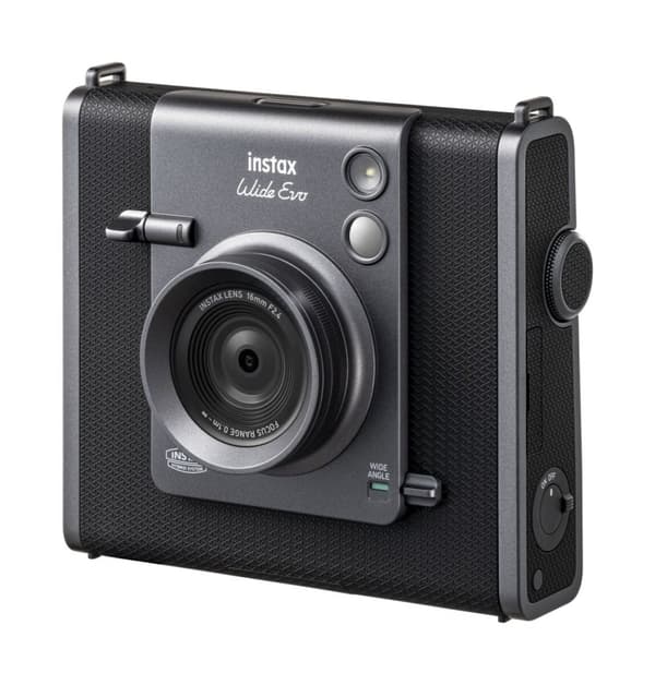 Fuji Instax Wide EVO Black Hybrid-kamera