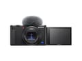 Miniatyrbild 3 av 5: Sony VLOGCAM ZV-1A - Digitalkamera - kompakt - 20.1 MP - 4 K / 30 fps - 2.7x optisk zoom - ZEISS - Wi-Fi, Bluetooth - svart