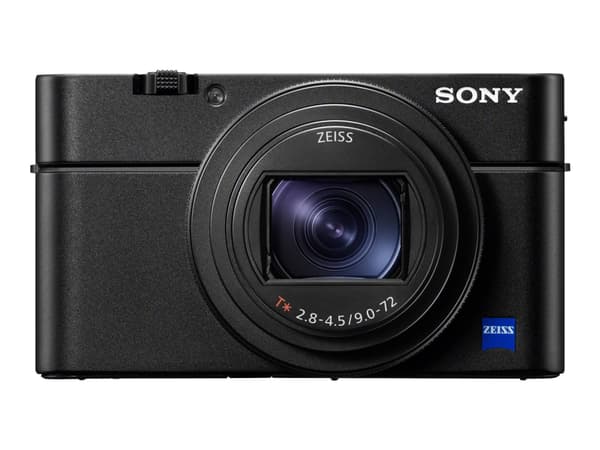 Sony Cyber-shot DSC-RX100 VII - Digitalkamera - kompakt - 20.1 MP - 4K / 30 fps - 8optisk x-zoom - ZEISS - Wi-Fi, NFC, Bluetooth Sort
