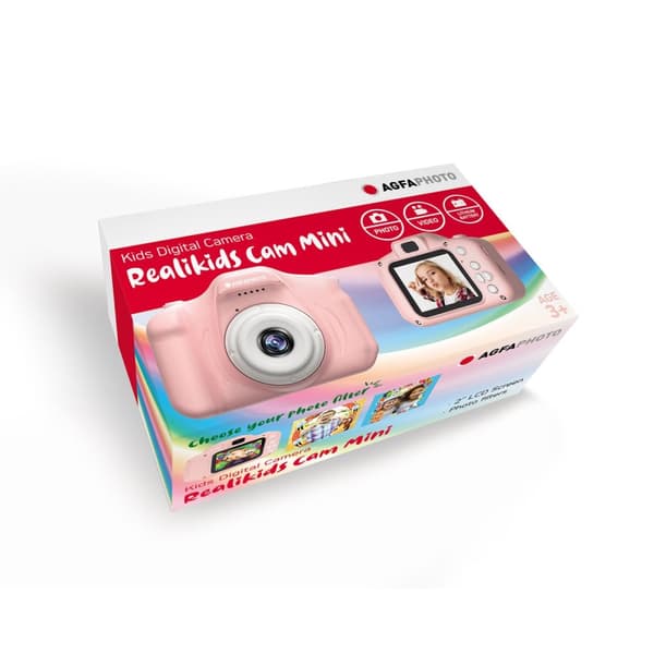 Agfa Børnekamera Realikids Cam Mini Lyserød