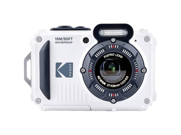 Kodak PIXPRO WPZ2, 16,76 MP, 4608 x 3456 pixlar, BSI CMOS, 4x, Full HD, Vit