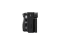 Miniatyrbilde 5 av 5: Sony a6100 ILCE-6100 - Digitalkamera - speilløst - 24.2 MP - APS-C - 4K / 30 fps - kun hus - Wi-Fi, NFC, Bluetooth - svart