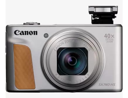 Canon PowerShot SX740 HS Lite Edition Travel, 20,3 MP, 5184 x 3888 piksler, CMOS, 40x, 4K Ultra HD, Sølv
