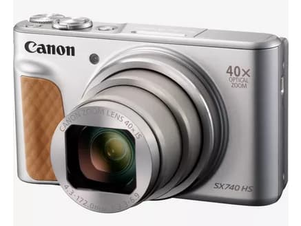 Canon PowerShot SX740 HS Lite Edition Travel, 20,3 MP, 5184 x 3888 piksler, CMOS, 40x, 4K Ultra HD, Sølv