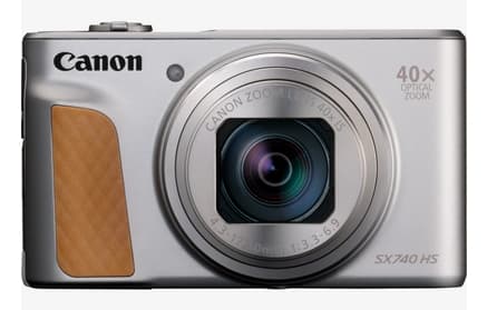 Canon PowerShot SX740 HS Lite Edition Travel, 20,3 MP, 5184 x 3888 piksler, CMOS, 40x, 4K Ultra HD, Sølv Sølv