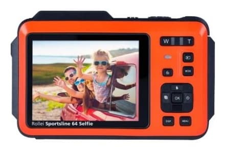 Rollei Rollei Sportsline 64 Selfie-digitaalikamera Rollei Sportsline 64 Selfie digikamera