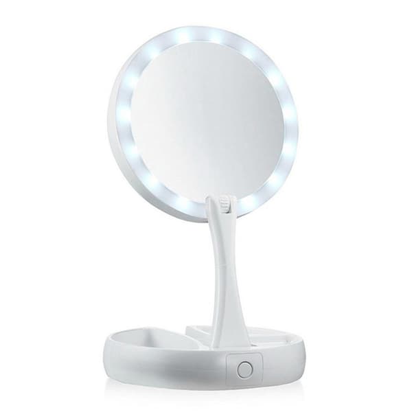 Makeup spejl med LED lys