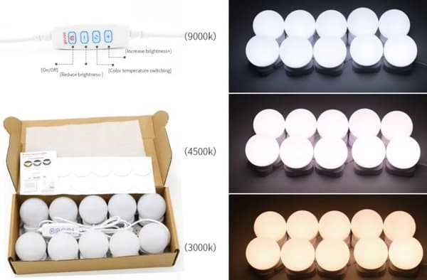 Spegel Belysning Kit