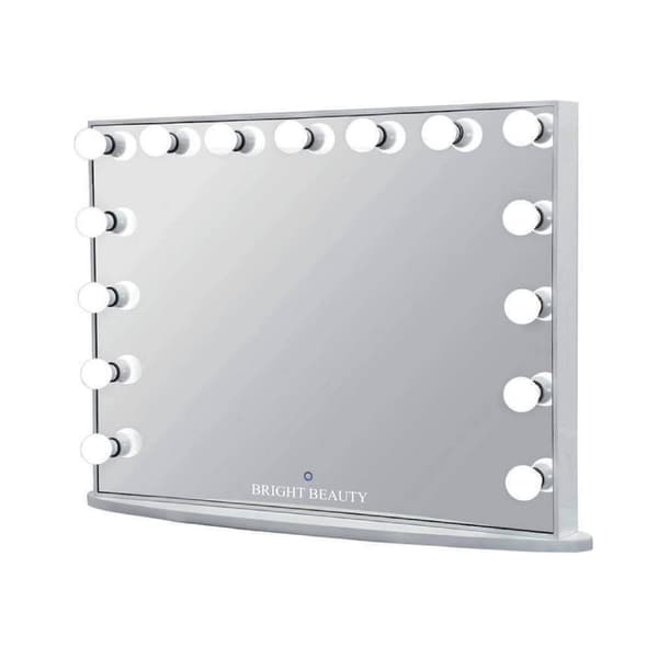 Bright Beauty Vanity Anastasia XL - hollywood peili - meikkipeili - peili valaistus - valkoinen - himmennettävissä