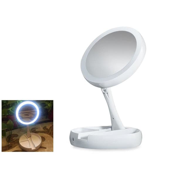 LED Förstoringsspegel Roterande / Sminkspegel - Smink Spegel