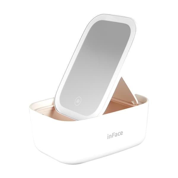 sminkspegel inFace UVC Cosmetic Mirror Box -White