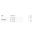 Miniatyrbilde 2 av 2: Smedbo Outline FK474E Sminkespeil 5x LED Lys