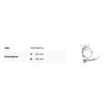 Miniatyrbilde 3 av 3: Smedbo Outline FK445 Sminkespeil 7x Svingbar Arm