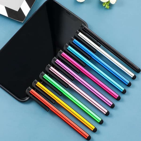 10-pak Stylus Touch Pen i Metallic -