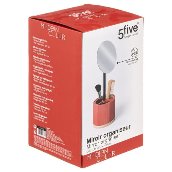 Praktisk spegeldispenser "Modern Color" Atmosphéra - Pink Nacarat