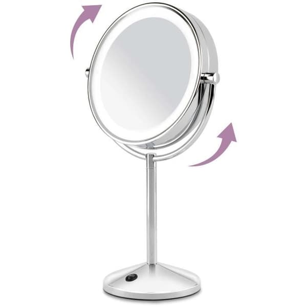 10x förstorande upplyst spegel - BaByliss Paris - 9436E - Dubbelsidig - LED-lampor