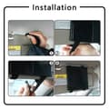 Miniatyrbillede 5 af 11: Car Sun Shade Vanity Mirror Auto Sun Shade Cosmetic Mirror