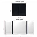 Miniatyrbillede 6 af 11: Car Sun Shade Vanity Mirror Auto Sun Shade Cosmetic Mirror