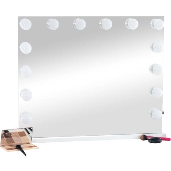 Led sminkspegel - CLP - Palmdale - Justerbart ljus - USB-port - Vit