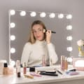 Miniatyrbilde 5 av 5: UNIQ XL Hollywood Spegel med 15 LED- &touch-funktion