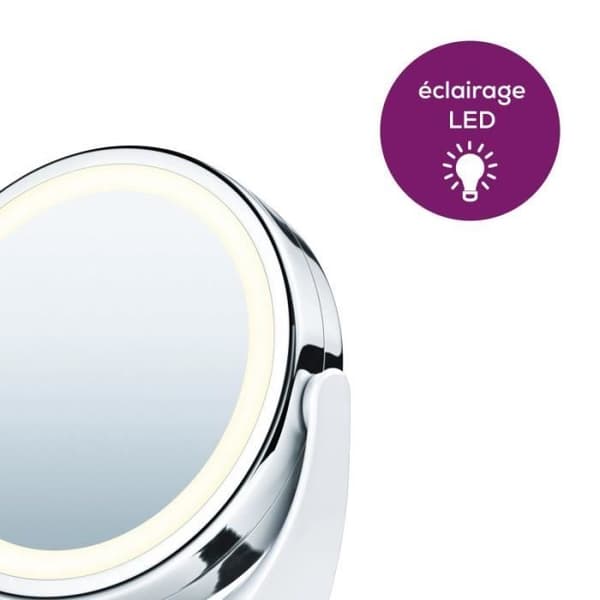 BEURER BS 49 - Roterande 5x förstorande sminkspegel med LED-ljus