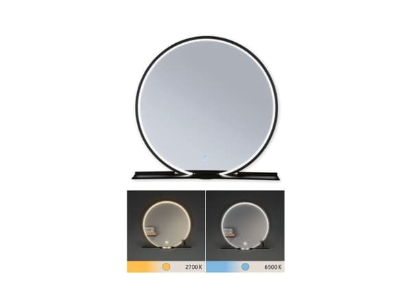 Paulmann Miro, Frittstående, Rund, Sort, 50 cm, 120 mm, 1 stykker