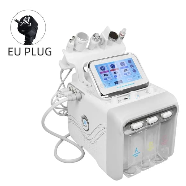 Hydro Dermabrasion Maskine, 6-i-1 Funktionalitet, Hudfornyelse,EU-stik