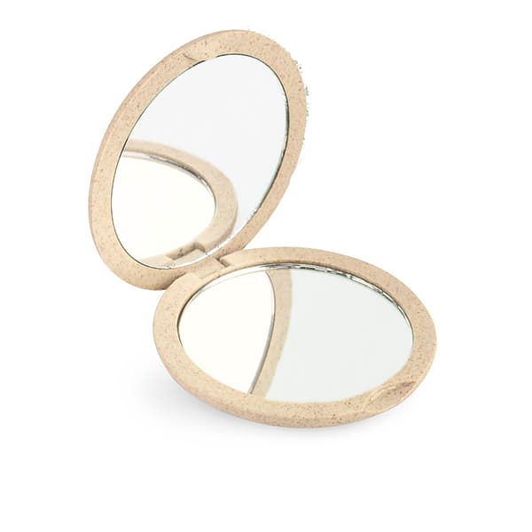 BETER MIRROR bag natural fiber double folding x4 #beige 1 u