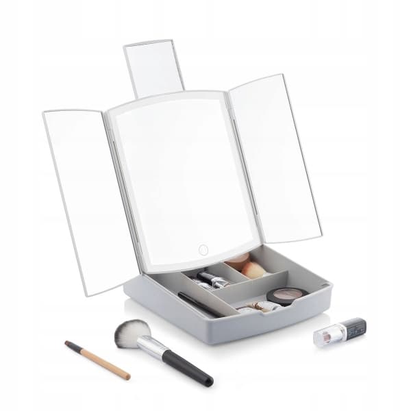 InnovaGoods 3-i-1 vikbar LED-kosmetikorganisator