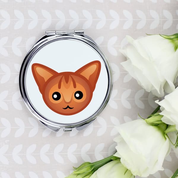 Abyssinian - lommespejl til håndtaske fra Art-Dog