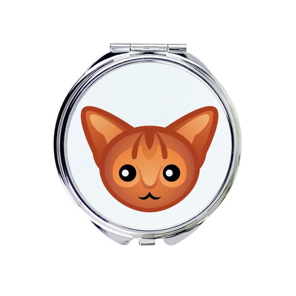 Abyssinian - lommespejl til håndtaske fra Art-Dog