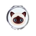 Miniatyrbild 1 av 4: Birman - pocket handväska spegel från Art-Dog
